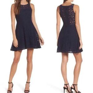 BB Dakota Renley Fit & Flare Lace Mini Dress Size 10